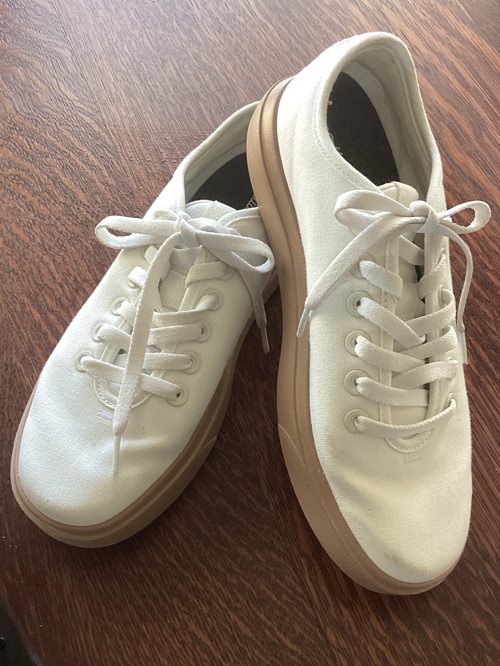 Allbirds Canvas Cruiser, Off White with Tan Sole